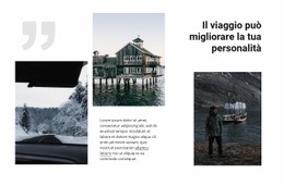 Modello HTML5 Multiuso Per Per Le Strade Del Nord