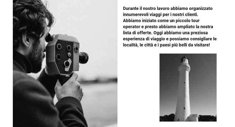 Fotografo paesaggista Modello HTML5