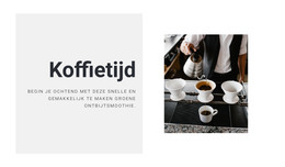 Ontwerpsjabloon Voor De Perfecte Koffie Zetten