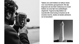 Landschapsfotograaf - HTML-Paginasjabloon