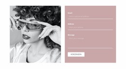 Bootstrap-HTML Voor Schrijf Naar Onze Stylisten