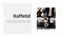 Designmall För Brygger Det Perfekta Kaffet