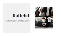 Brygger Det Perfekta Kaffet - Kreativt Mångsidigt WordPress-Tema