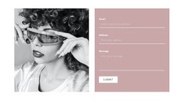 Premium Web Page Design For Write To Our Stylists