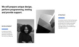 Design Studio Work Landing Page
