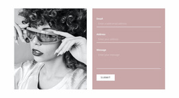 Write To Our Stylists - Website Template