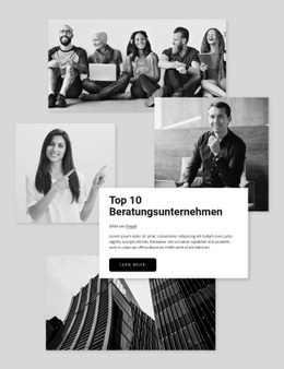 Top-Beratungsunternehmen - Design HTML Page Online