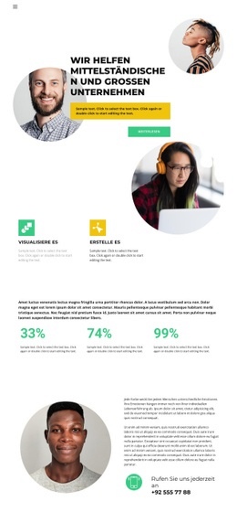 Informationssicherheit HTML5-Vorlage