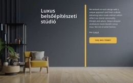 Átfogó Luxus Lakberendezési Stúdió - HTML-Sablon Letöltése