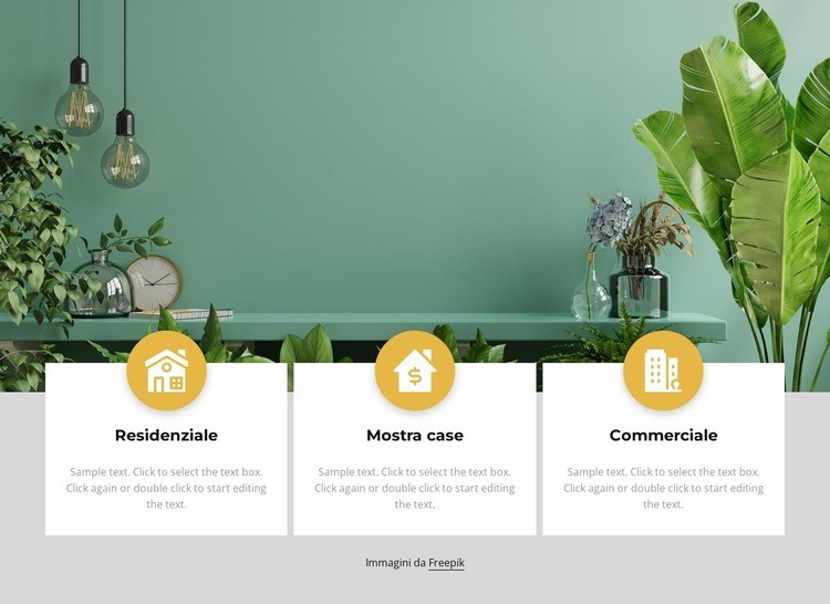 Studio multidisciplinare di interior design Modello HTML5