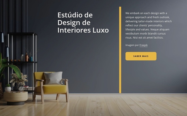 Estúdio de design de interiores de luxo abrangente Modelo