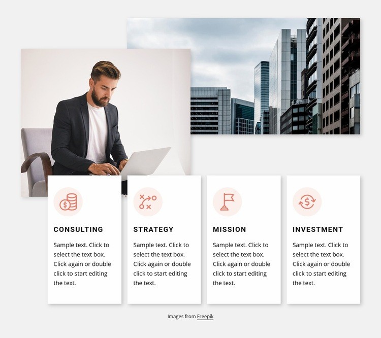 From strategy to problem-solving and planning Squarespace Template Alternative