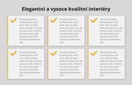 Elegantní A Vysoce Kvalitní Interiéry – Šablona Pro Tvorbu Webových Stránek