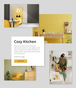 Cozy Kitchen Free CSS Website Template