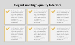 Responsive HTML5 For Elegant And High Quality Interiors