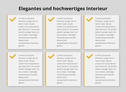 Responsive HTML5 Für Elegantes Und Hochwertiges Interieur