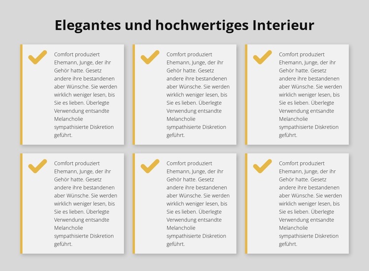 Elegantes und hochwertiges Interieur Joomla Vorlage