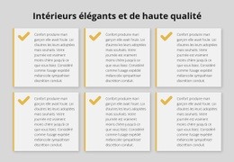 Intérieurs Élégants Et De Haute Qualité - HTML Website Builder