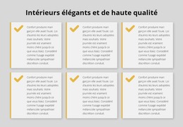 Intérieurs Élégants Et De Haute Qualité - Site Avec Téléchargement De Modèles HTML