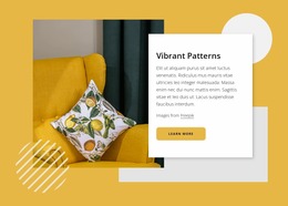 Vibrant Patterns - HTML5 Website Builder