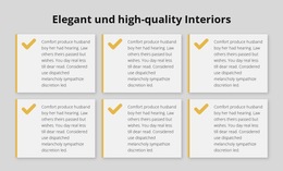 Elegant And High Quality Interiors HTML5 Template