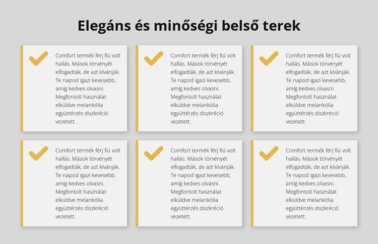 Elegáns és minőségi belső terek CSS sablon