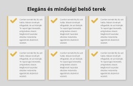 Elegáns És Minőségi Belső Terek – Webhelykészítő Sablon