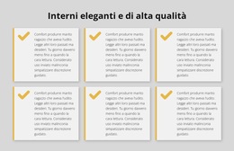 Interni Eleganti E Di Alta Qualità - Modello Per La Creazione Di Siti Web