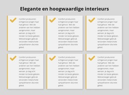 Elegante En Hoogwaardige Interieurs - Sjabloon Voor Websitebouwer