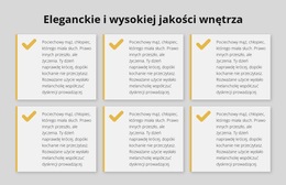 Eleganckie I Wysokiej Jakości Wnętrza - Szablon Kreatora Stron Internetowych