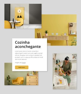 Cozinha Aconchegante Modelo De Site CSS Gratuito