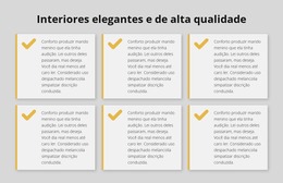 Interiores Elegantes E De Alta Qualidade - Modelo Joomla De Arrastar E Soltar