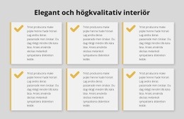 Elegant Och Högkvalitativ Interiör - Webbplats Med Nedladdning Av HTML-Mall