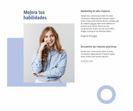 Potencia Tus Habilidades Profesionales - Inspiración Para El Diseño De Sitios Web