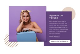 Expérience De Voyage Modèle De Mise En Page CSS