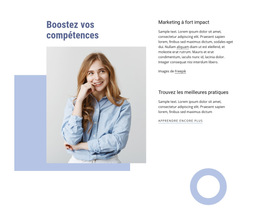 Boostez Vos Compétences Professionnelles - Meilleure Conception De Modèle De Site Web