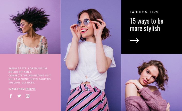15 ways to be stylish Homepage Design