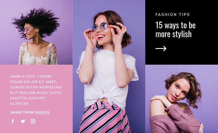 15 ways to be stylish Joomla Template