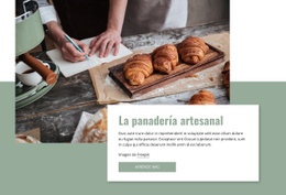 Panadería Artesanal - HTML Website Creator
