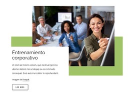 Entrenamiento Corporativo - HTML Website Builder