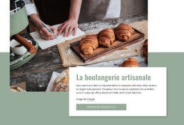 Boulangerie Artisanale - HTML Website Creator