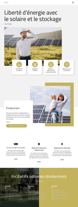 Page HTML Pour Concevez Votre Toit Solaire