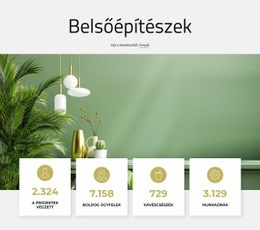 Belsőépítészek – Weboldal Tervezés
