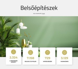 Belsőépítészek - Reszponzív Weboldal Tervezés
