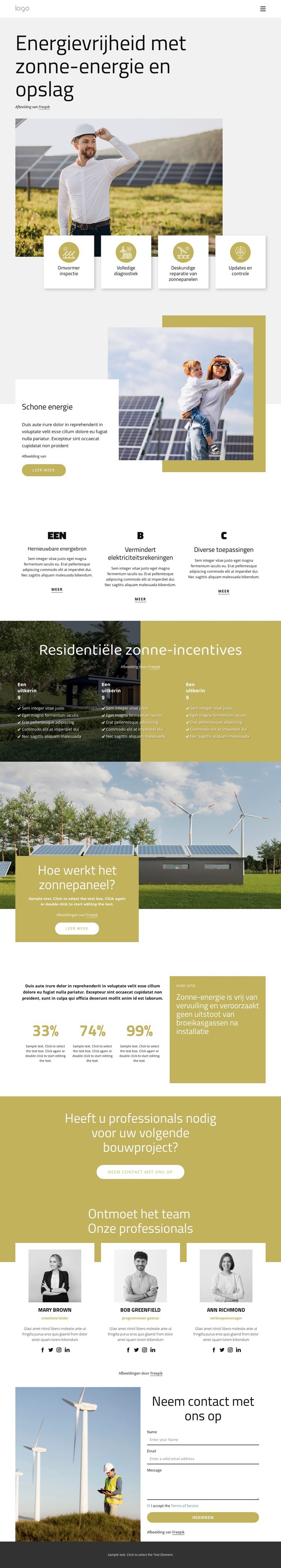 ‎Ontwerp uw zonnedak Html Website Builder