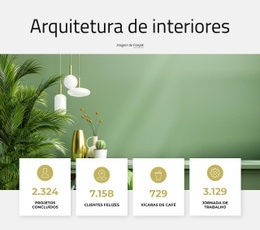 Arquitetura De Interiores - Design De Site Responsivo