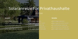 Solarenergie Beginnt Mit Der Sonne - Einfache HTML-Vorlage