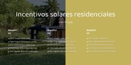 Diseño De Sitio Listo Para Usar Para La Energía Solar Comienza Con El Sol.