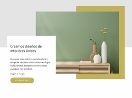 Diseños De Interiores Únicos - Plantilla Joomla Gratuita
