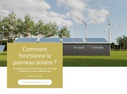Systèmes D'Énergie Solaire - Meilleur Modèle D'Une Page